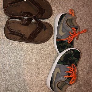 Toddler Nikes and Sandals